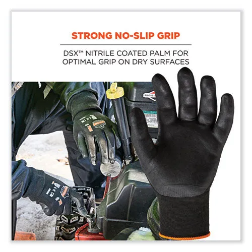 Proflex 7001 Nitrile-coated Gloves, Black, Small, Pair, Ships In 1-3 Business Days