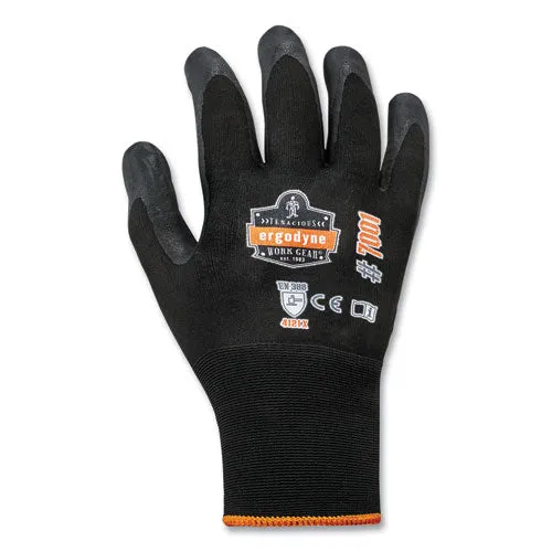 Proflex 7001 Nitrile-coated Gloves, Black, Small, Pair, Ships In 1-3 Business Days