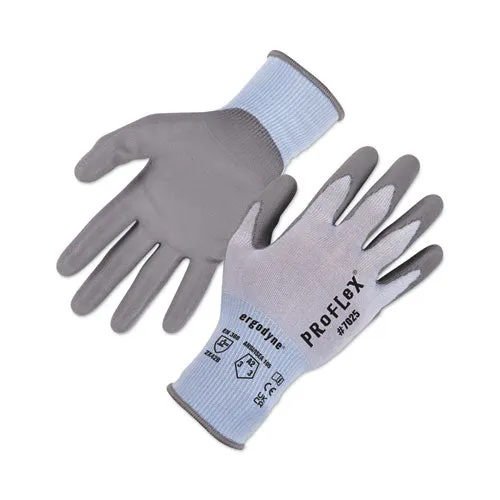 Proflex 7025 Ansi A2 Pu Coated Cr Gloves, Blue, X-large, Pair