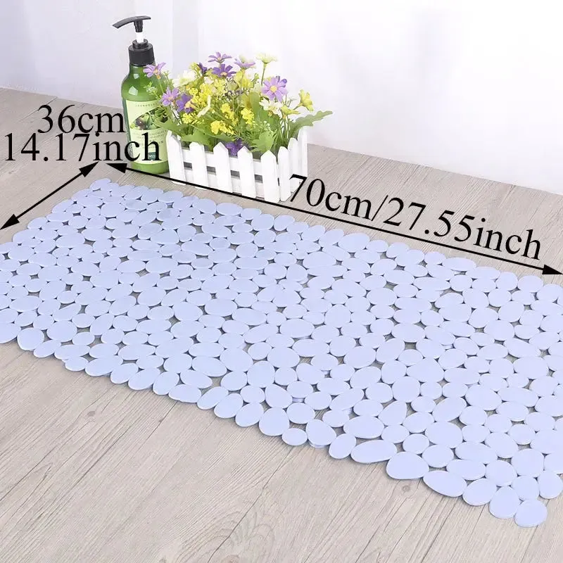 Rubber Stone Bath Mat – Non-Slip Anti-Slip Bathtub Mat for Safety & Comfort in the Shower