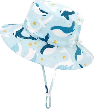 Sarfel Baby Sun Hat Summer Baby Boy Hats UPF 50  Sun Protection Toddler Hat Bucket for Baby Girl Adjustable Kid Cap