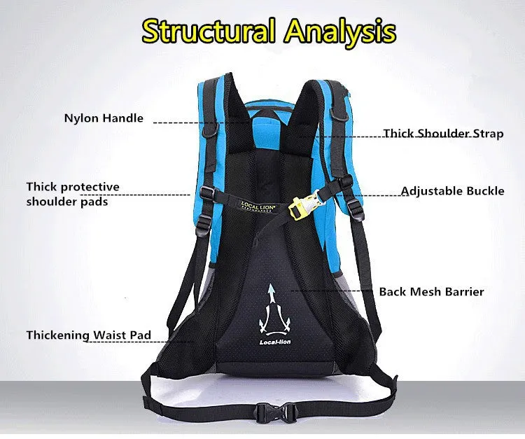 Sidiou Group Backpack Bike Packback Road Cycling Bag Knapsack Travel Running Sport Cycling Backpack