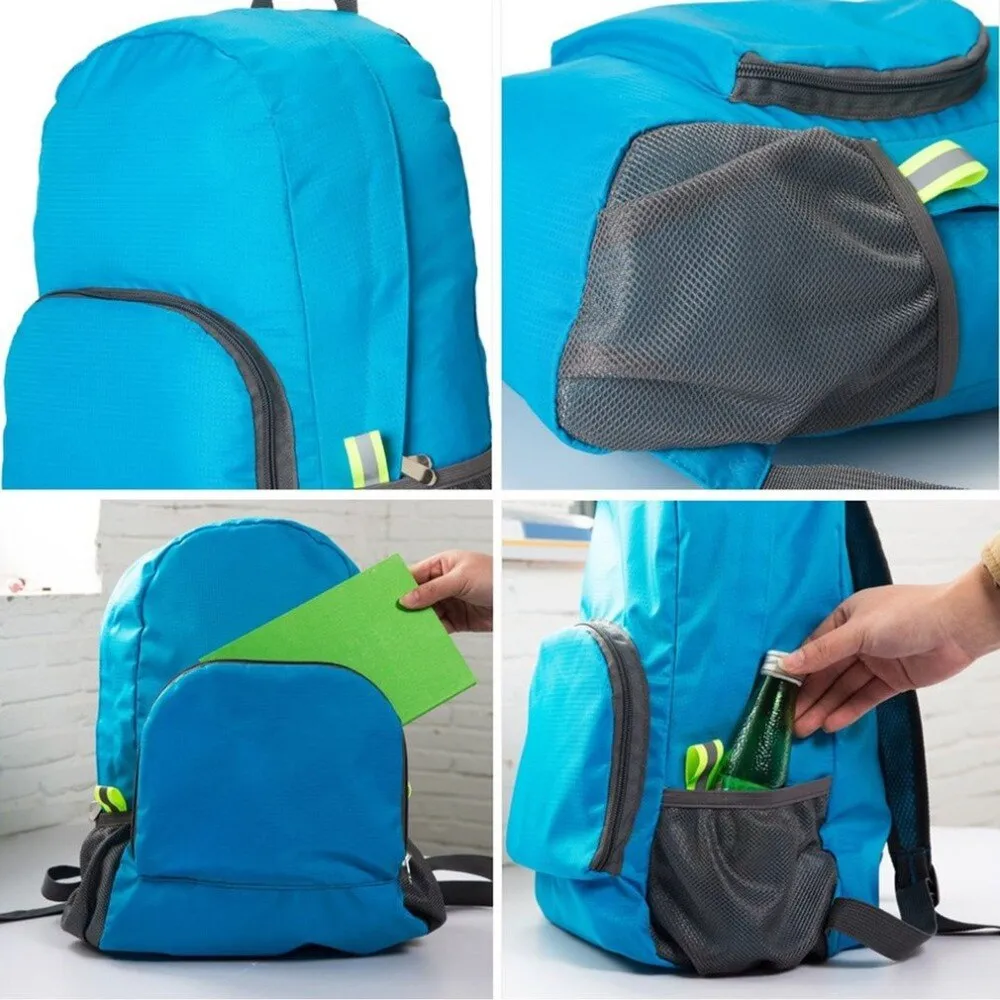 Sidiou Group Hiking Bag Lightweight Foldable Waterproof Nylon Casual Backpack Travel Outdoor Sports