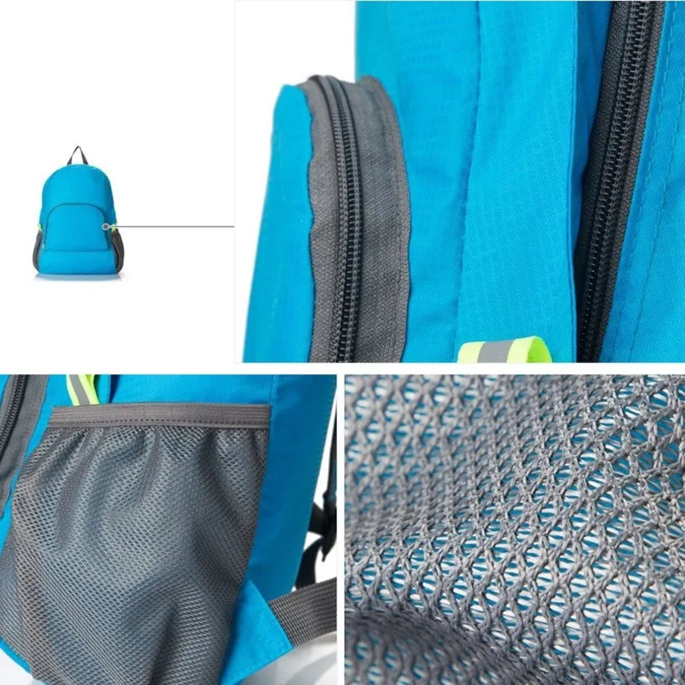 Sidiou Group Hiking Bag Lightweight Foldable Waterproof Nylon Casual Backpack Travel Outdoor Sports