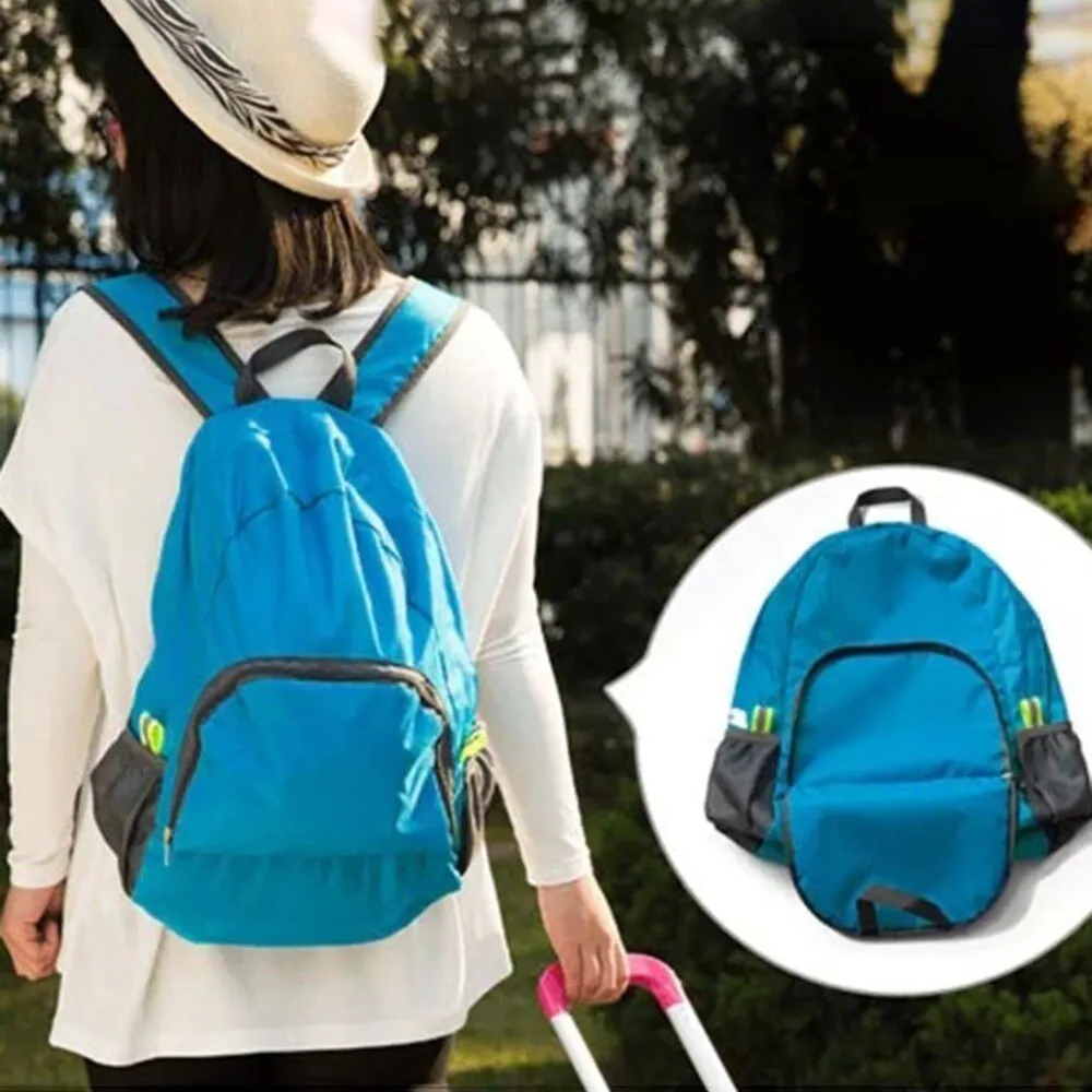 Sidiou Group Hiking Bag Lightweight Foldable Waterproof Nylon Casual Backpack Travel Outdoor Sports