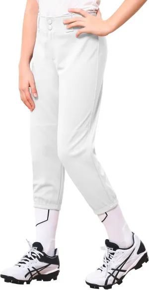 Stelle Girls' Softball Pants Youth Kids Baseball Pants Fastpitch Pants with Pockets Boys Tee Ball