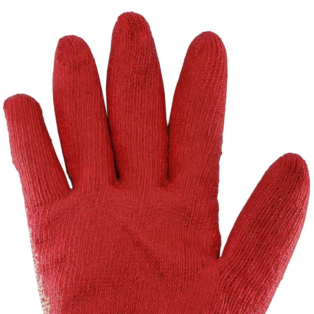 String Knit Palm, Latex Dipped Nitrile Coated Work Gloves Safety Working Gloves