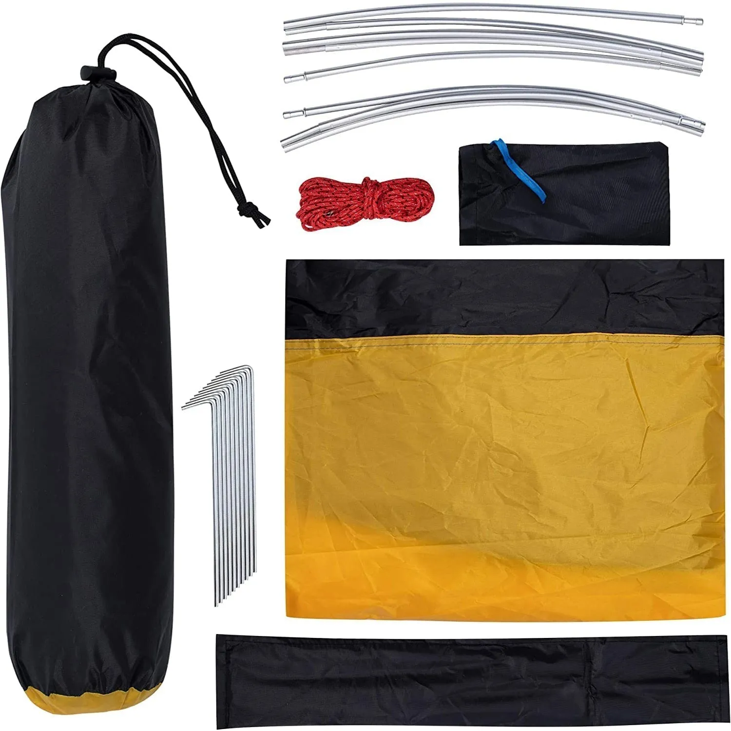 Ultralight 1-Person Camping Tent - Waterproof, Ideal for Car Travel, Backpacking, Tourism, and Cycling
