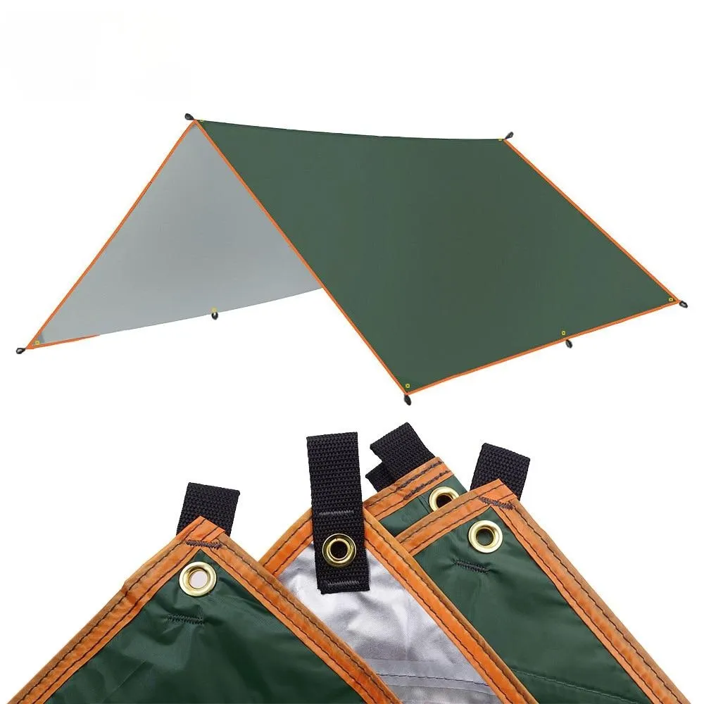 Ultralight Waterproof Sun Shelter Tarp Tent Shade - Outdoor Camping, Garden Canopy, Hammock Fly, Beach Use