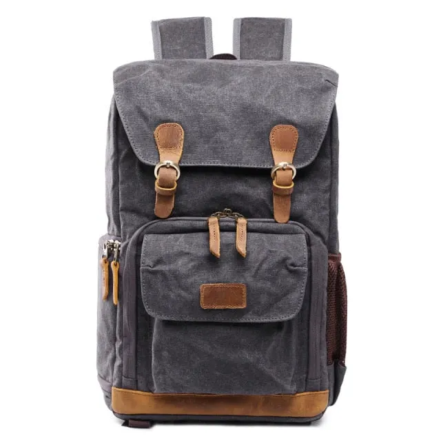 Vintage Waterproof Photography Backpack