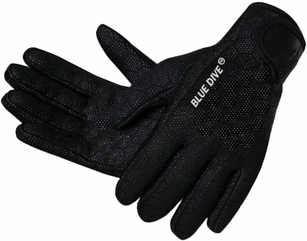 Wetsuit Gloves Neoprene Scuba Diving Gloves Surfing 1.5MM for Men Women,Thermal Anti Slip Flexible Dive Water Gloves for Spearfishing Swimming Rafting Kayaking Paddling