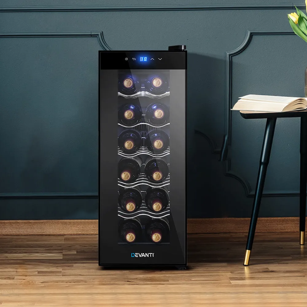 Wine Cooler 12 Bottle Thermoelectric Fridge Storage Chiller